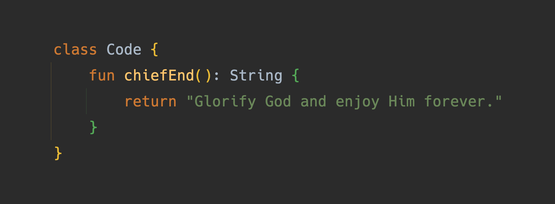 code for God Karen AGC